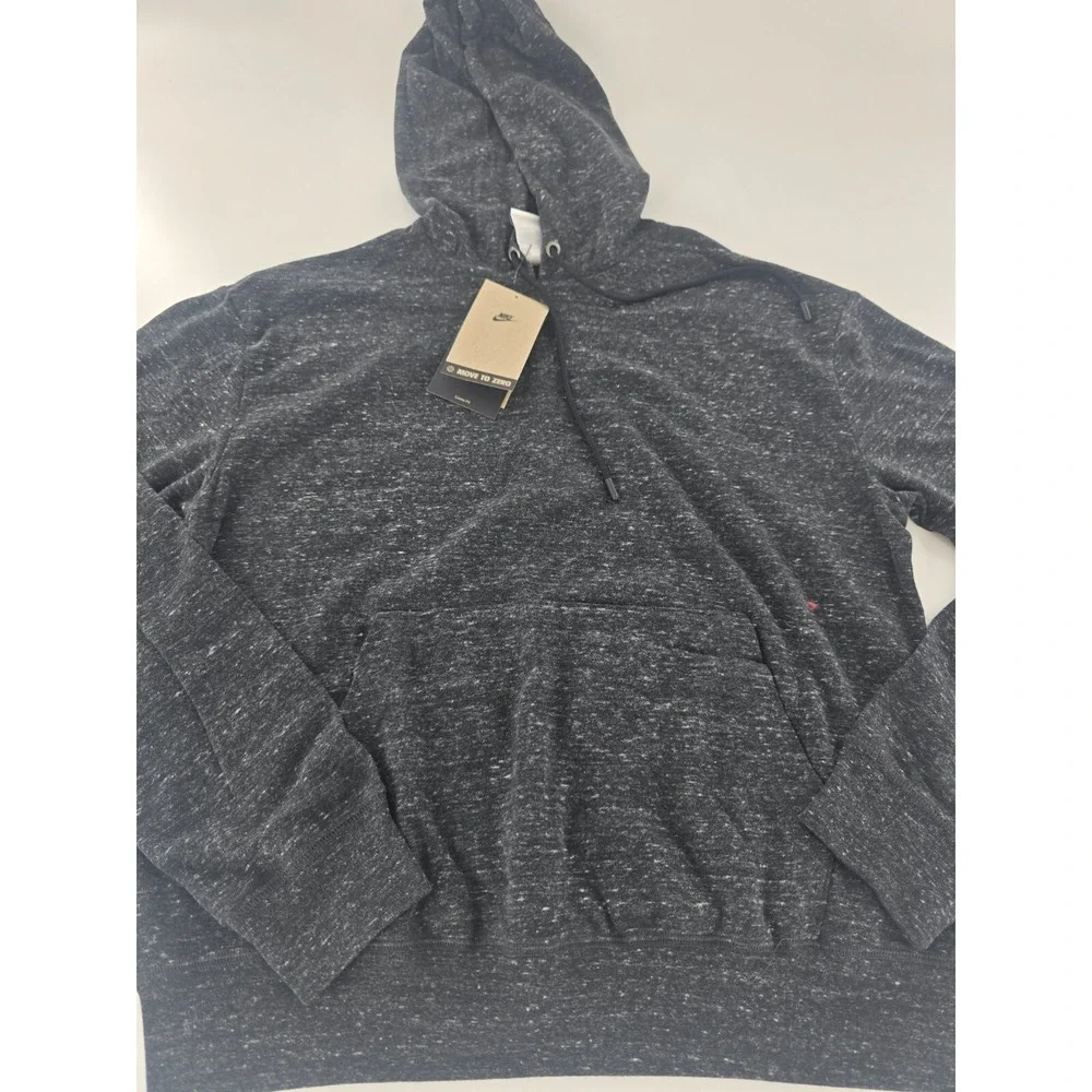 Nike‎ Womens Gym Vintage Pullover Hoodie New Size S Small Black Loose Fit